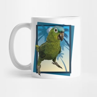 blue-crowned parrot Mug